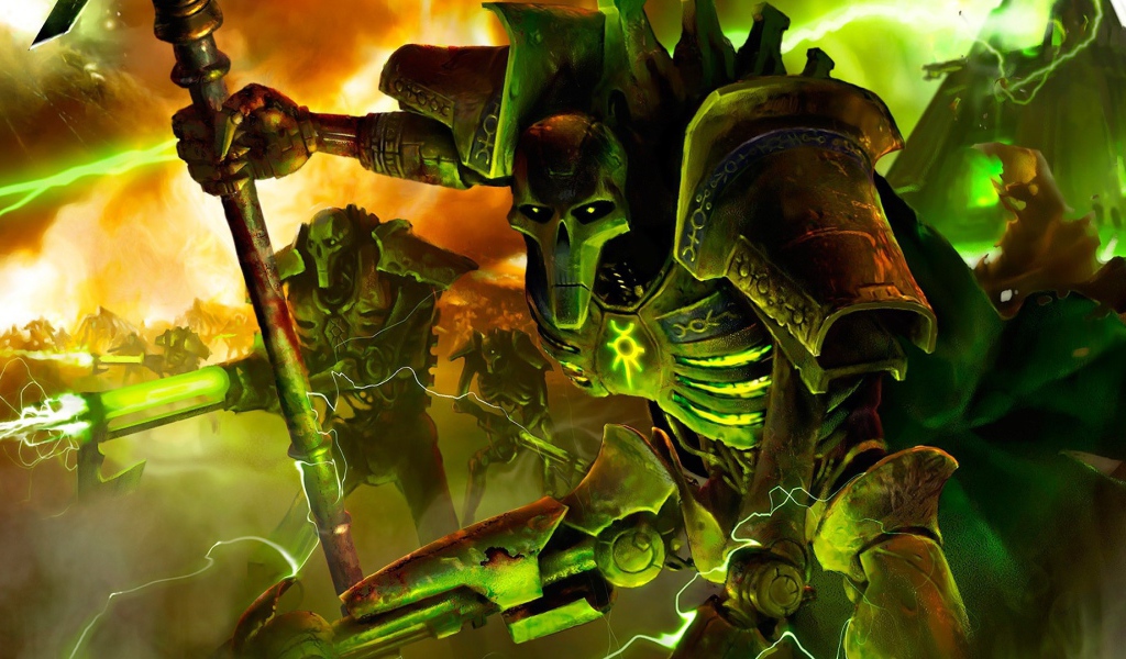 Воины некроны из игры Warhammer 40K