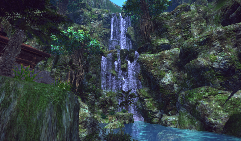 Водопад в игре Tera