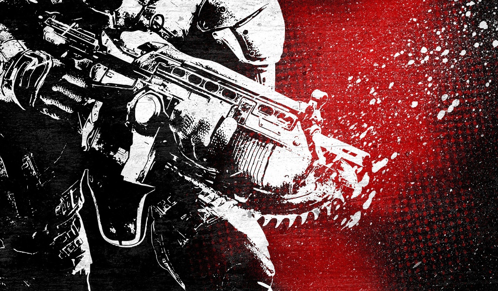 Белый робот, игра Gears of War