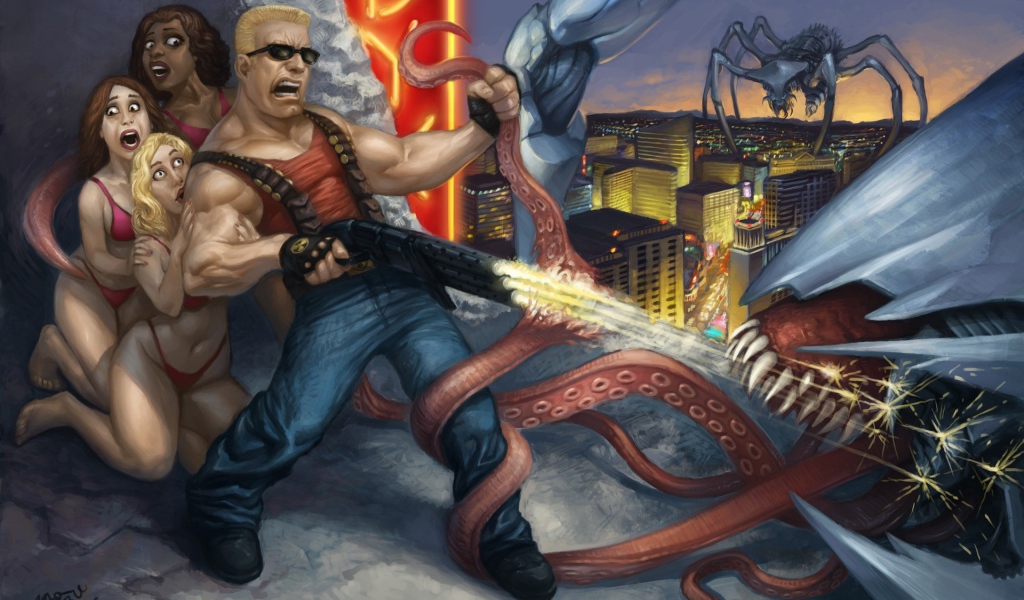 Мир игры Duke Nukem