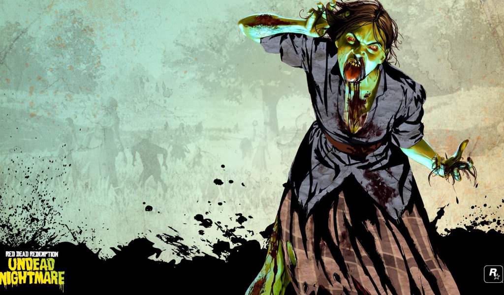 Зомби из игры Red Dead Redemption