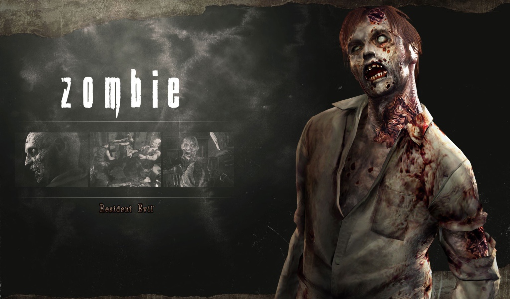 Зомби из игры Resident Evil HD Remaster
