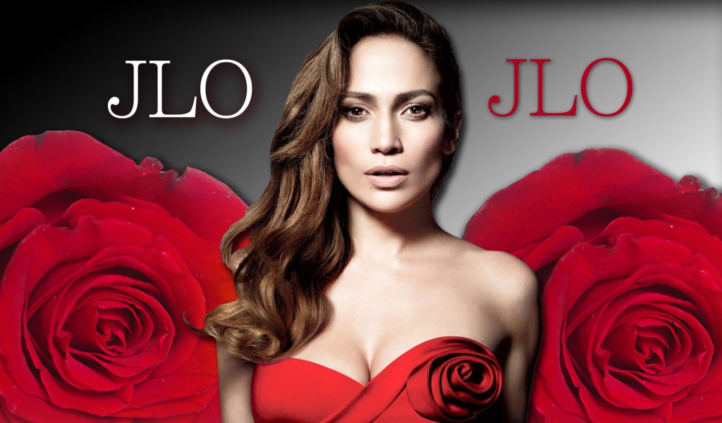 Дженнифер Лопес в розах