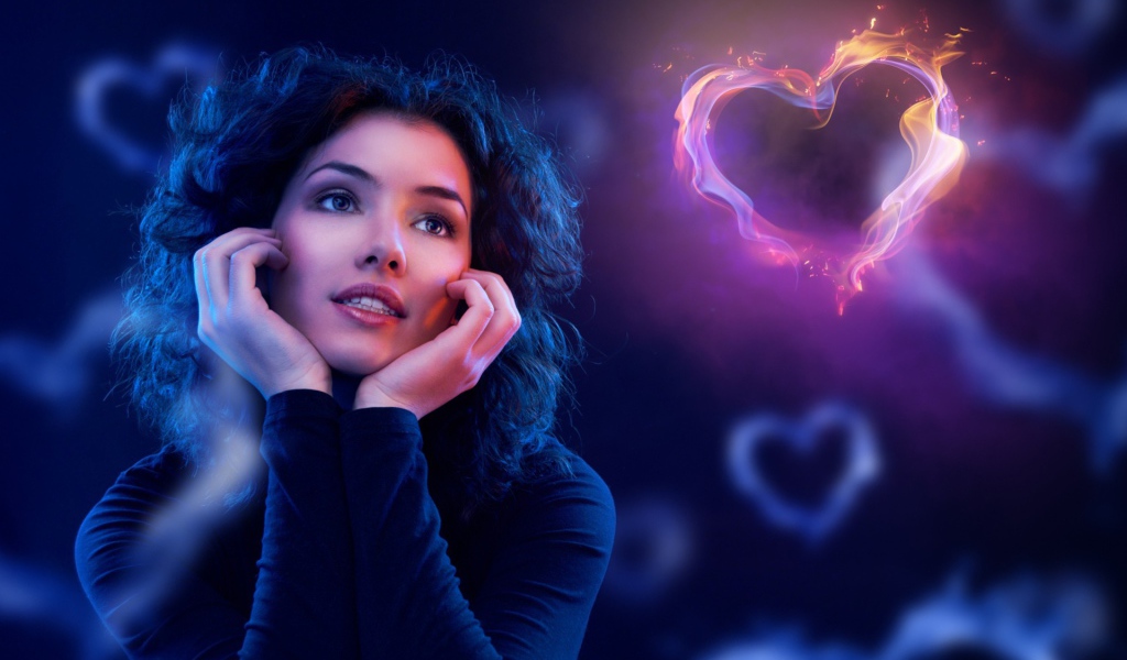 Девушка мечтает о любви