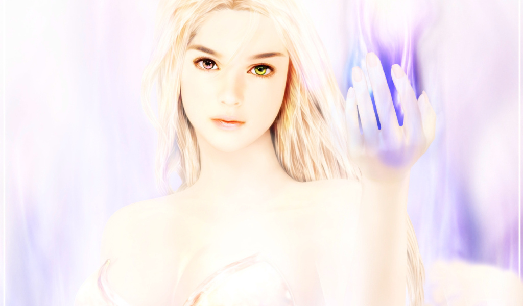 Портрет воздушной девушки