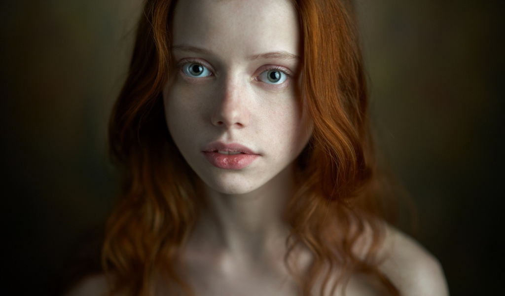 Рыжая модель, портрет