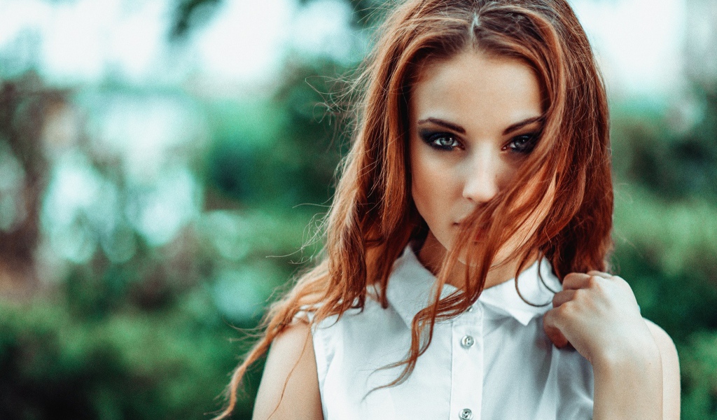 Рыжая модель Алла Бергер