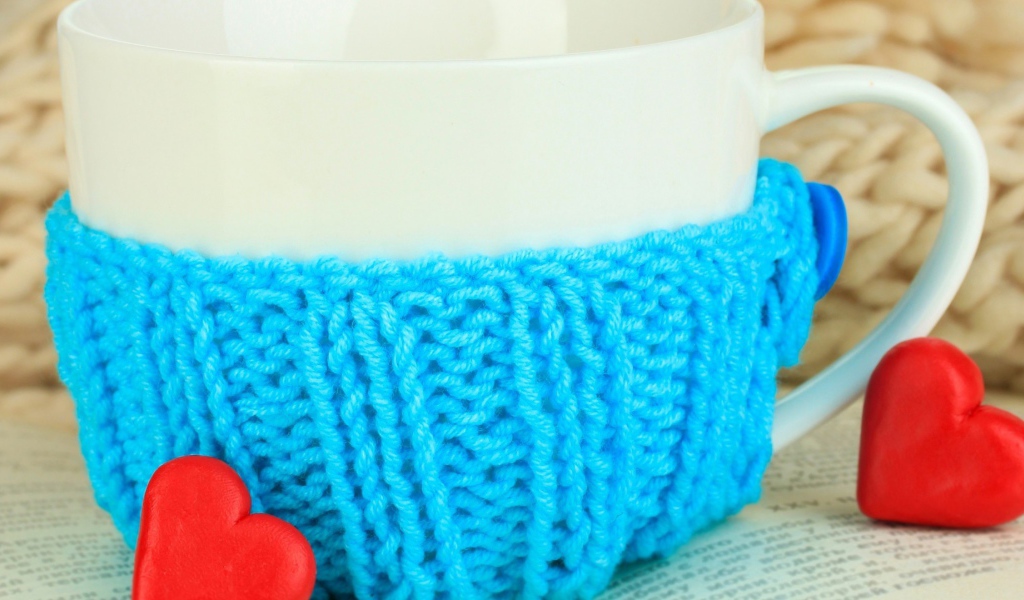 Чашка в теплом наряде