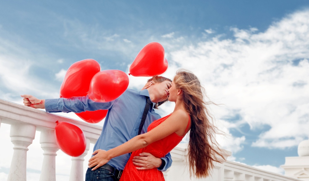 Парень и девушка романтики