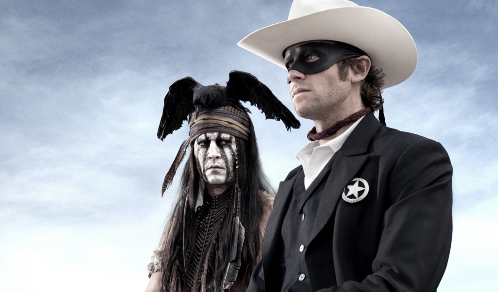 Шериф в маске и индеец