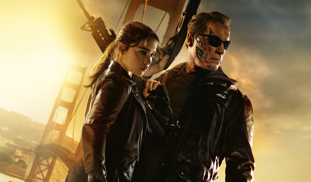 Эмилия Кларк в фильме Терминатор Генезис