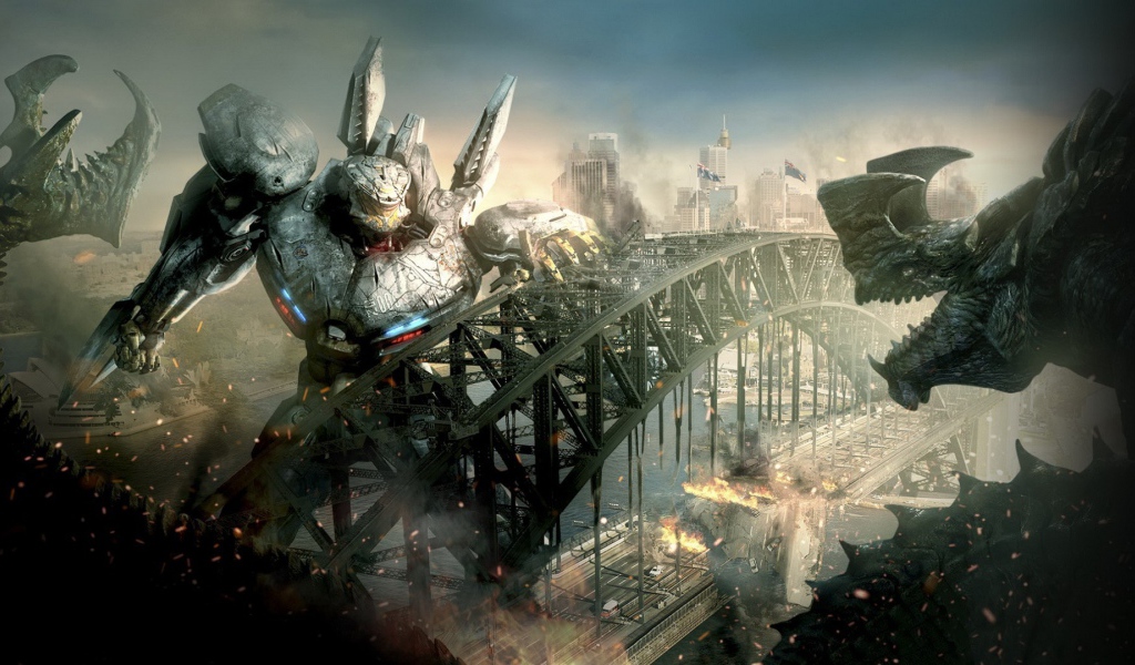 Бой у моста в фильме Тихоокеанский рубеж