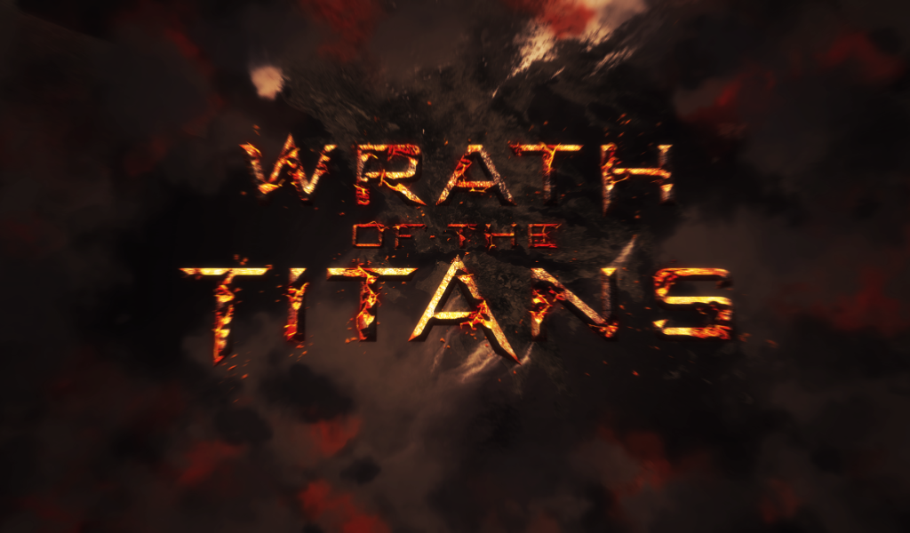 Огненный постер фильма Битва титанов