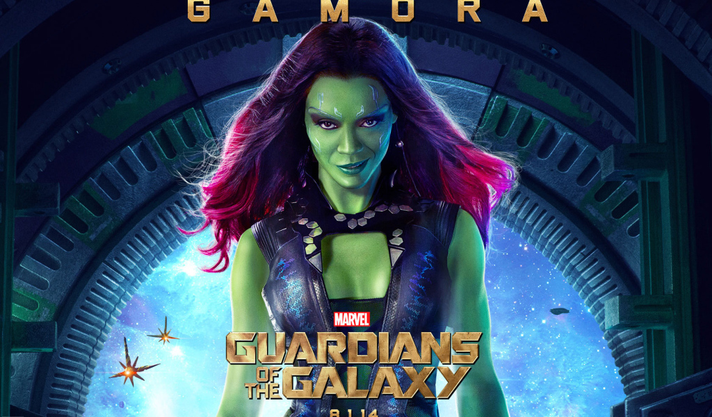 Гамора из фильма Стражи Галактики