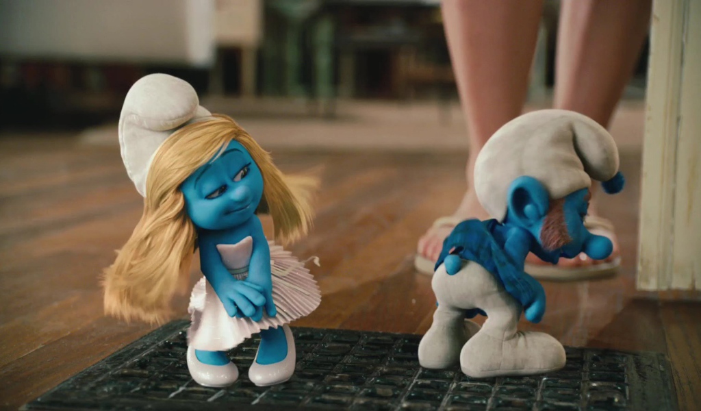 Гномики из комедийного фильма Смурфики