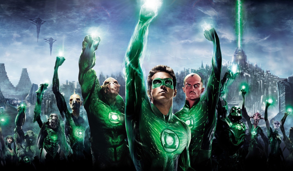 Герои фильма Зеленый фонарь