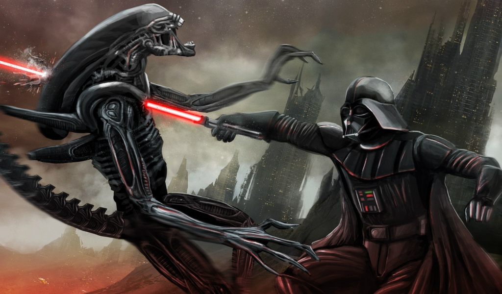 Ксеноморф против Дарта Вейдера