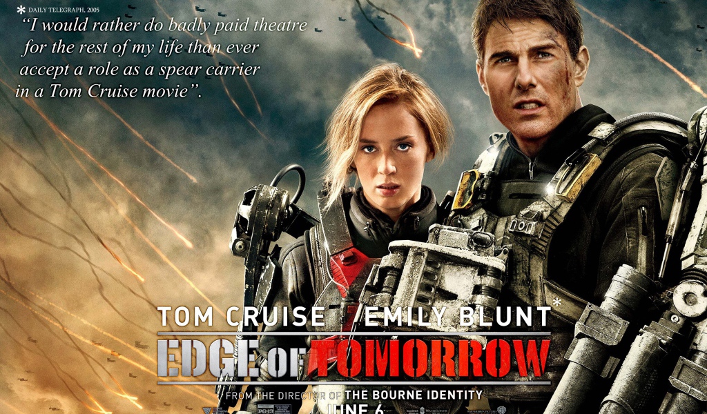 Постер боевика Грань будущего