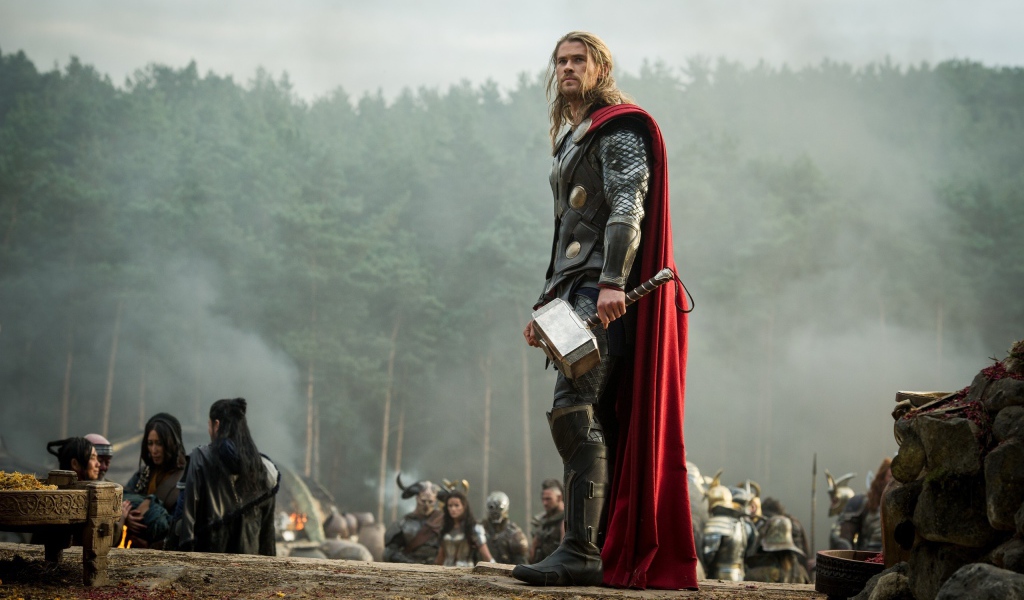 Съемочная площадка фильма Тор