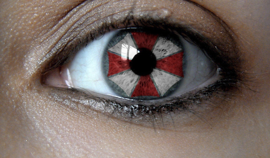 Знак Амбрелла на зрачке, Обитель зла