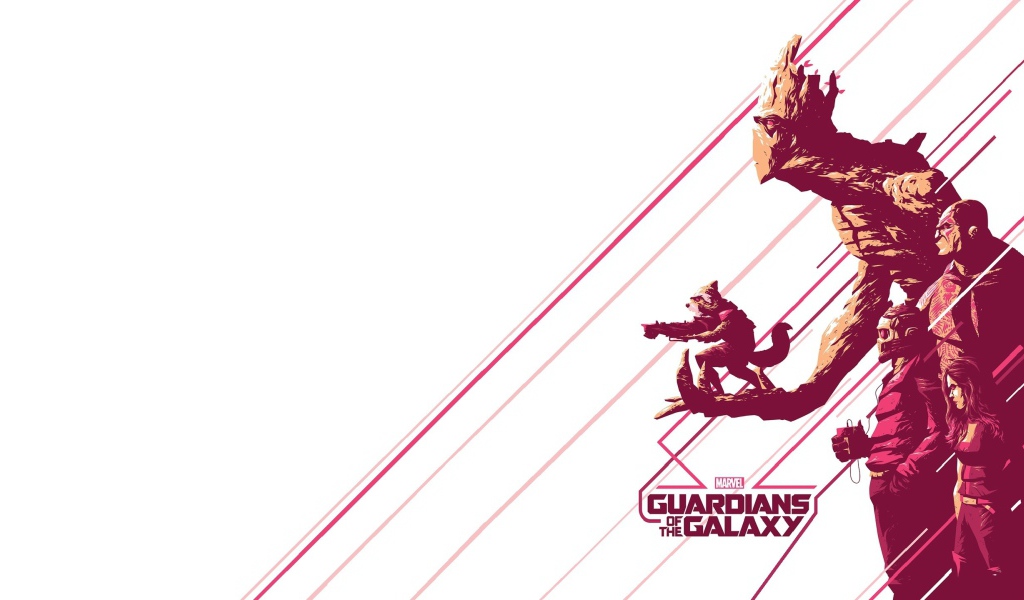 Белый фон, фильм Стражи Галактики