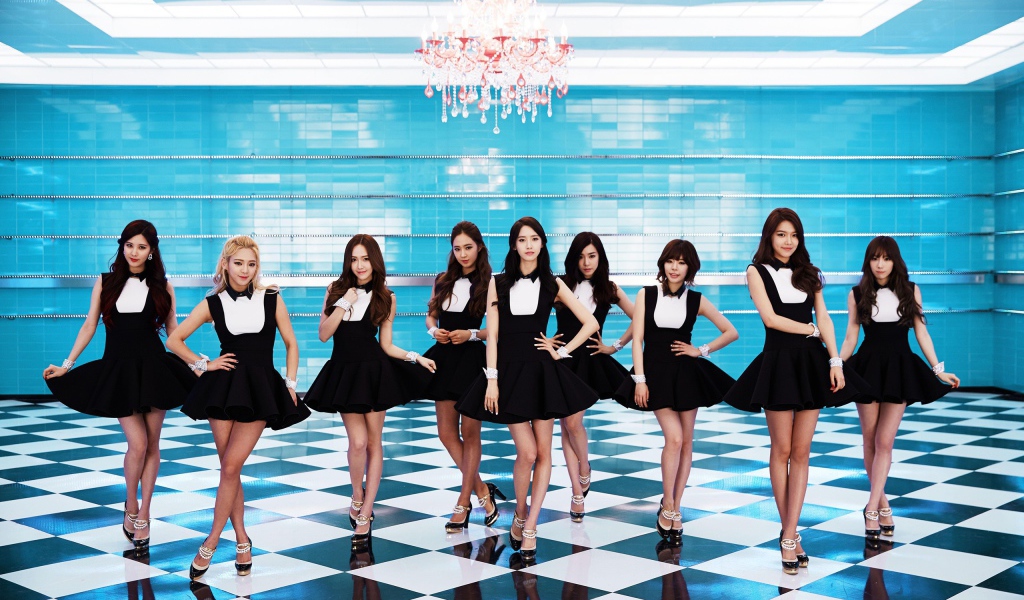 Популярная группа из Кореи Girls’ Generation