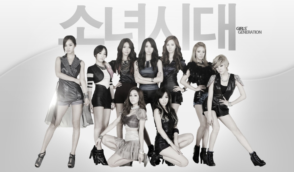 Постер корейской группы Girls’ Generation