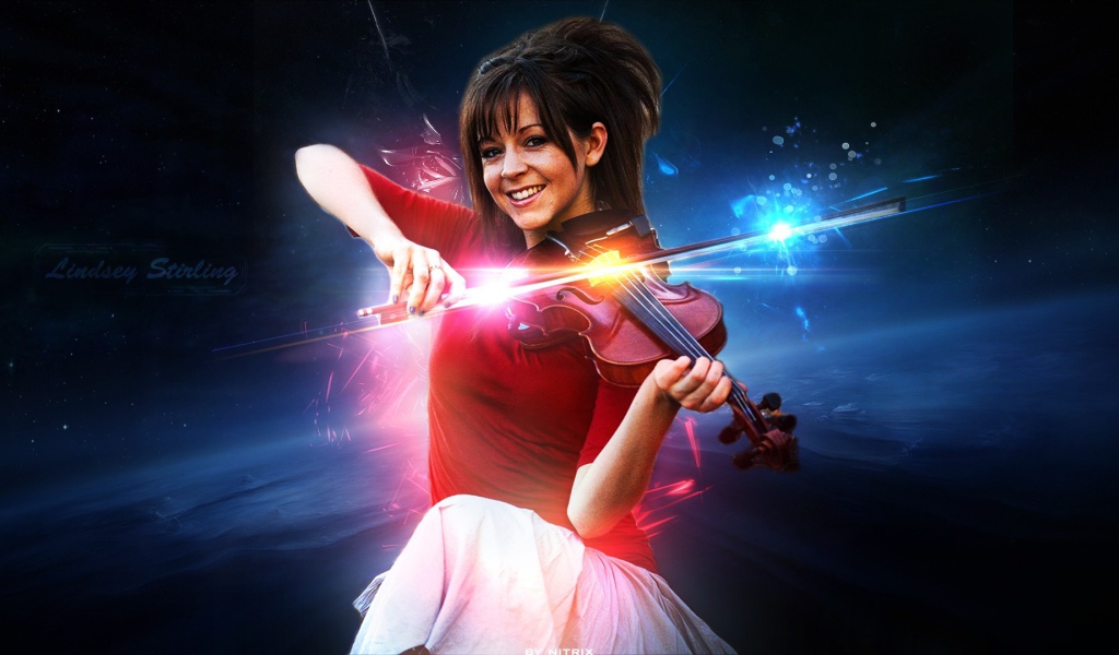 Улыбчивая скрипачка Линдси Стирлинг