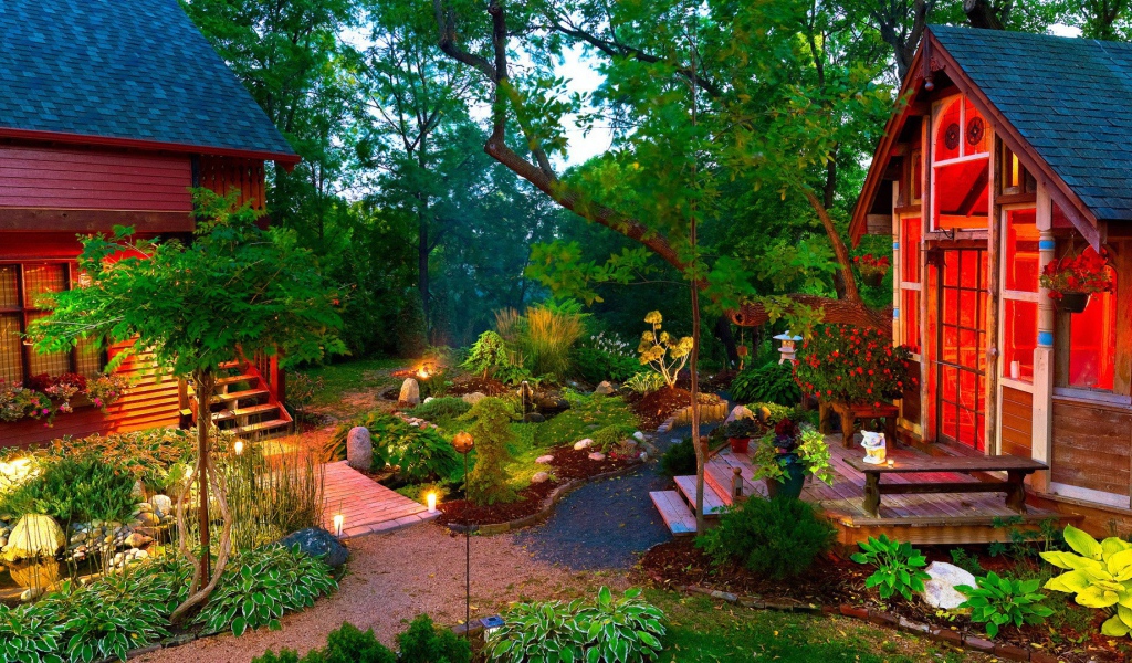 Домики для отдыха в японском стиле