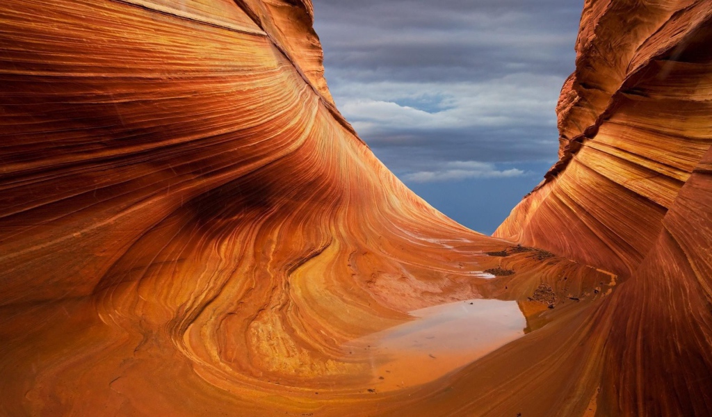 Внутри каньона после дождя