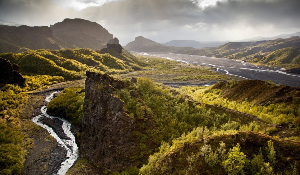 Узкие реки на плоскогорье