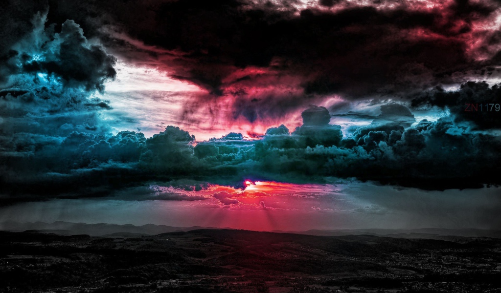 Мрачные облака на горизонте