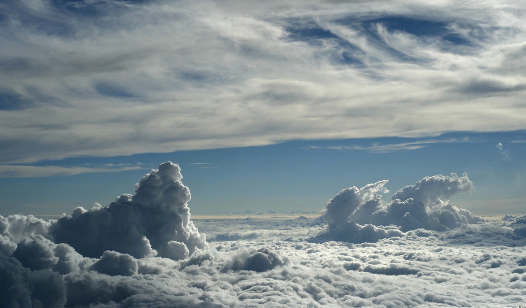 Фото облаков сверху