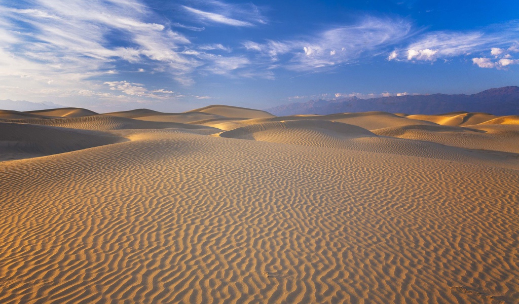 Рябь песка в Долине смерти