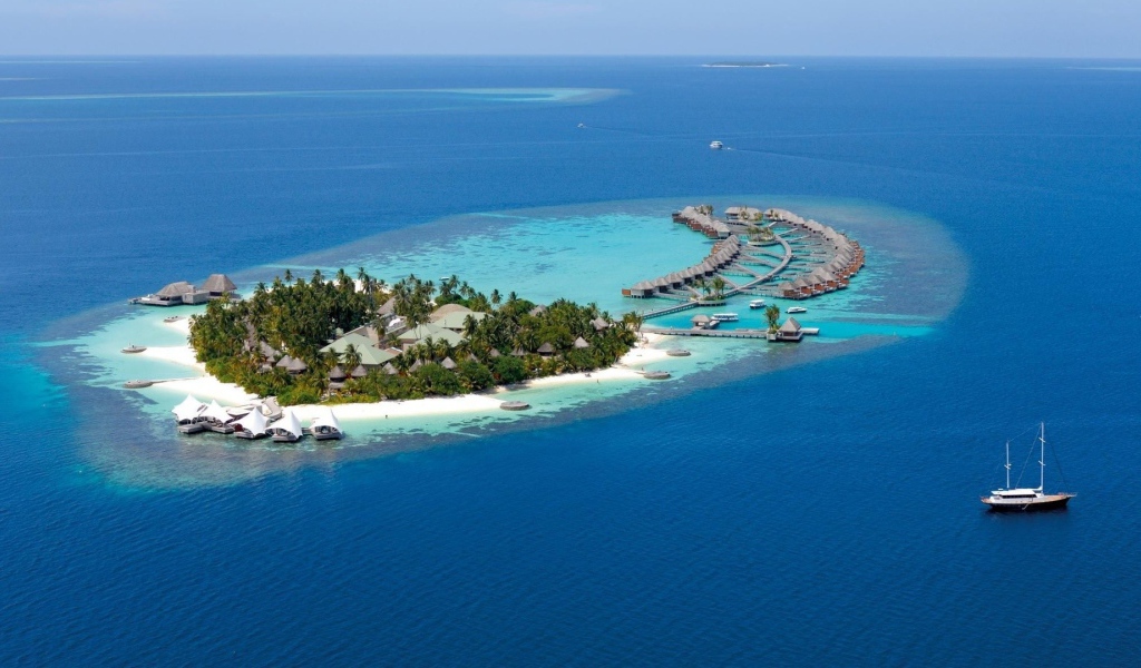 Райский островок для туристов