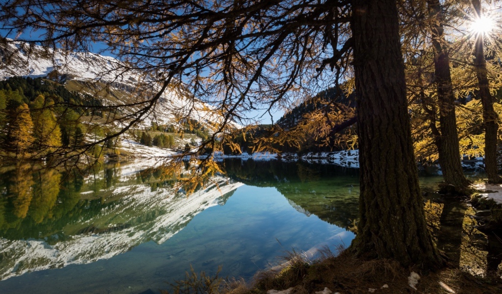 Поздняя осень в горах
