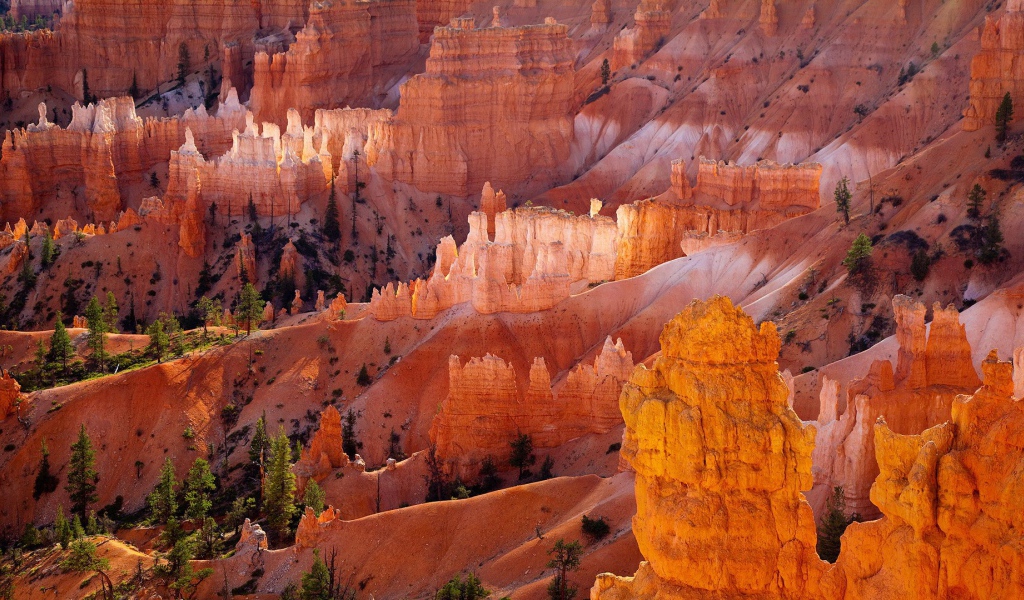 Желтый скалистый каньон