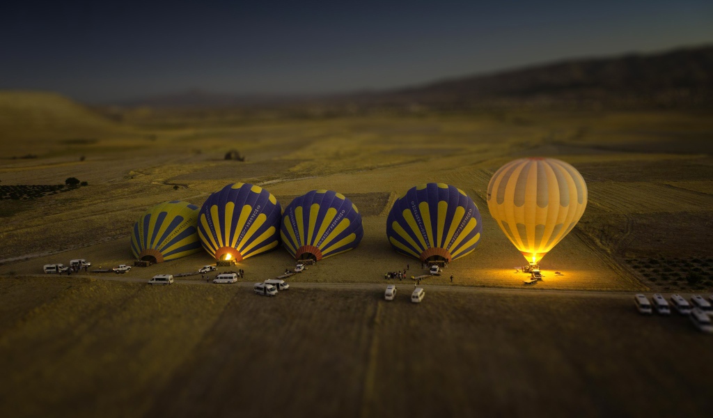 Стартовая площадка воздушных шаров