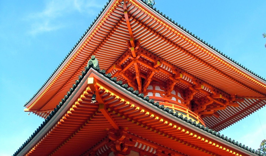 Крыша буддийского храма