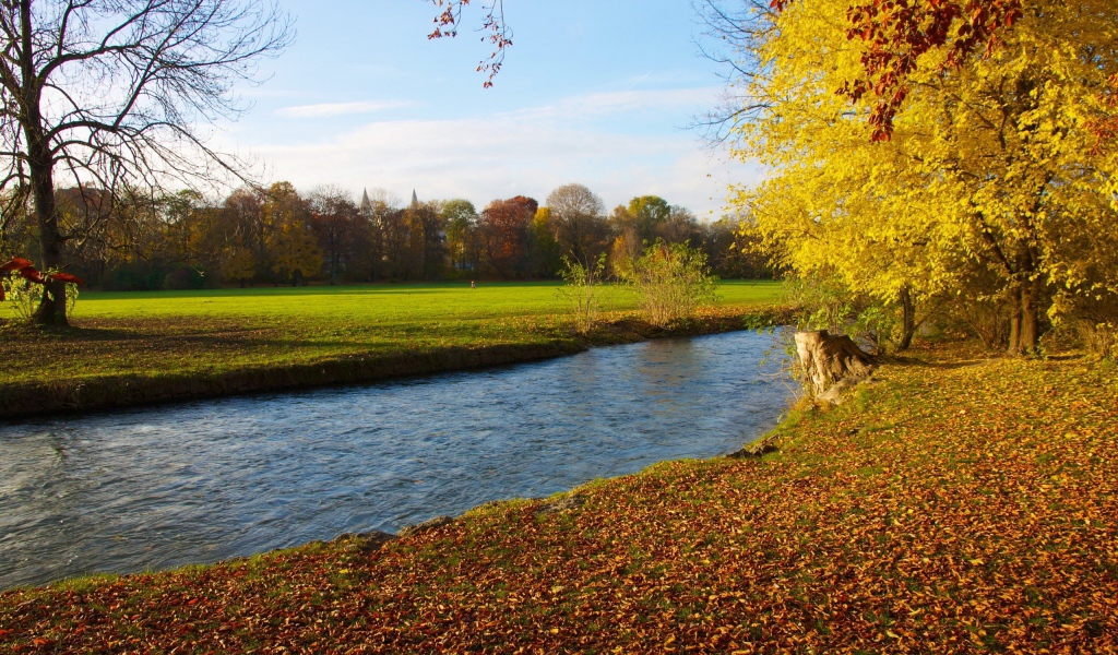 Речушка среди полей