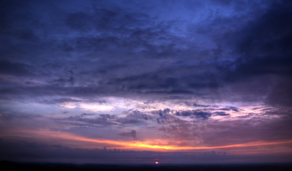 Яркие краски на закате