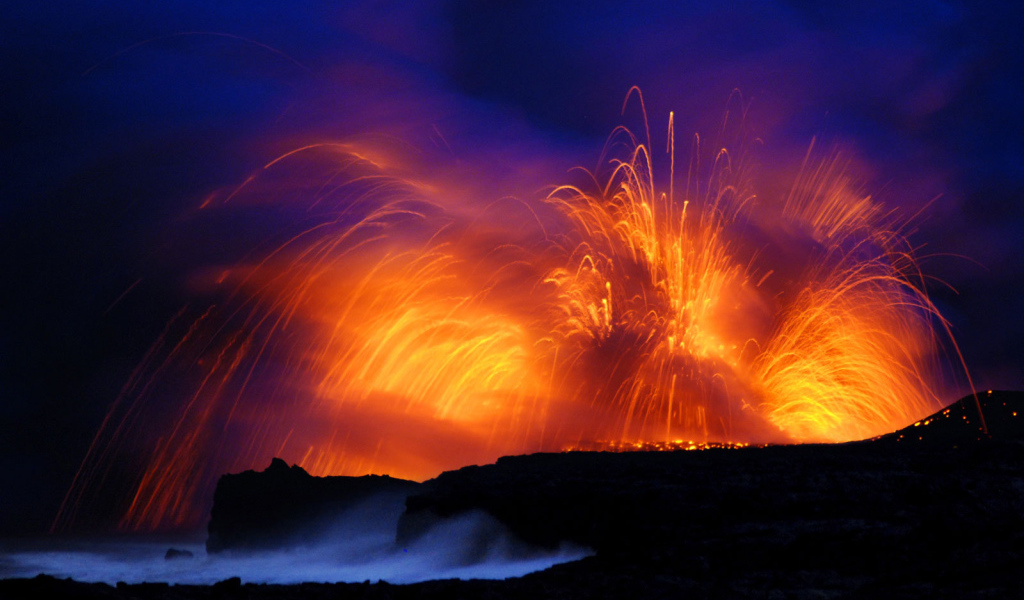 Грандиозное извержение вулкана