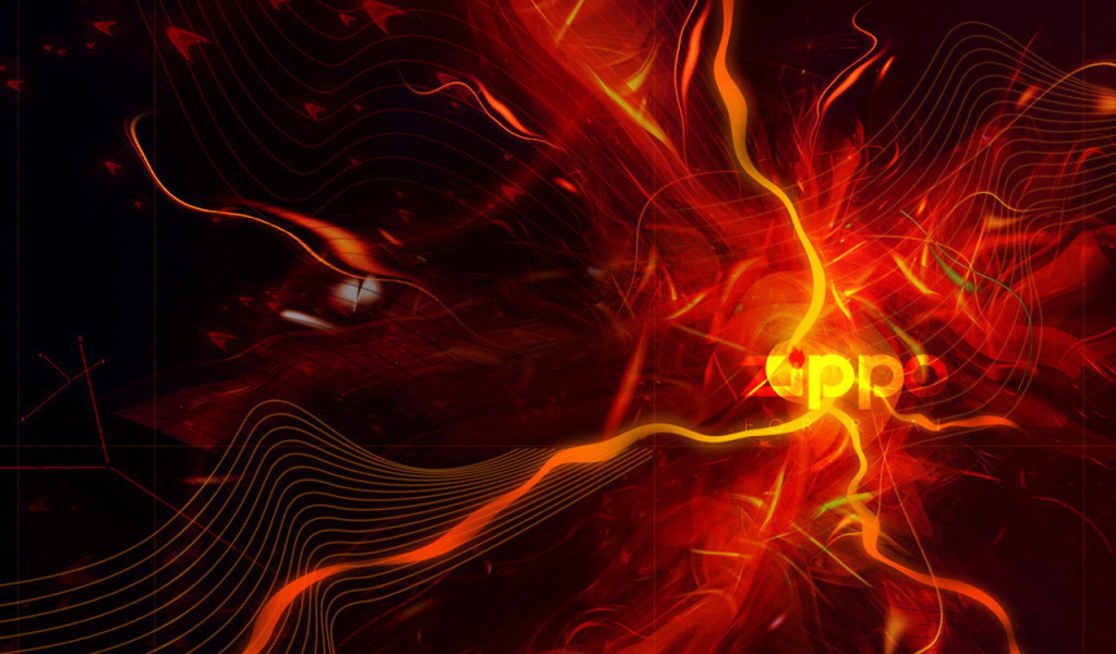 Брызги красного света