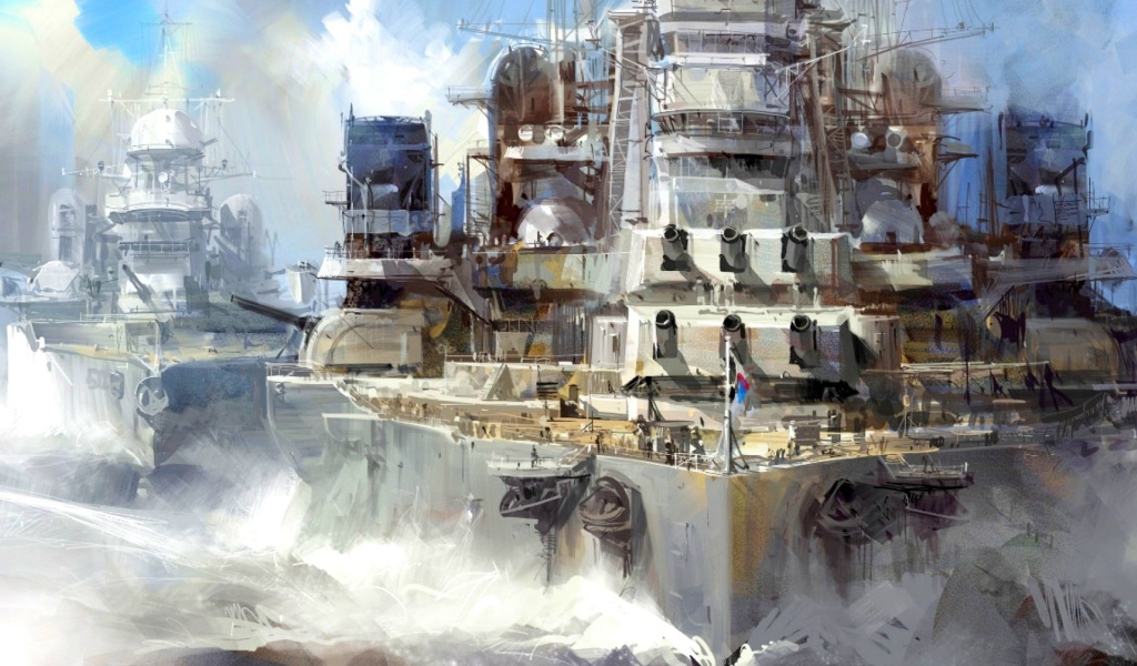 Линейные корабли в строю