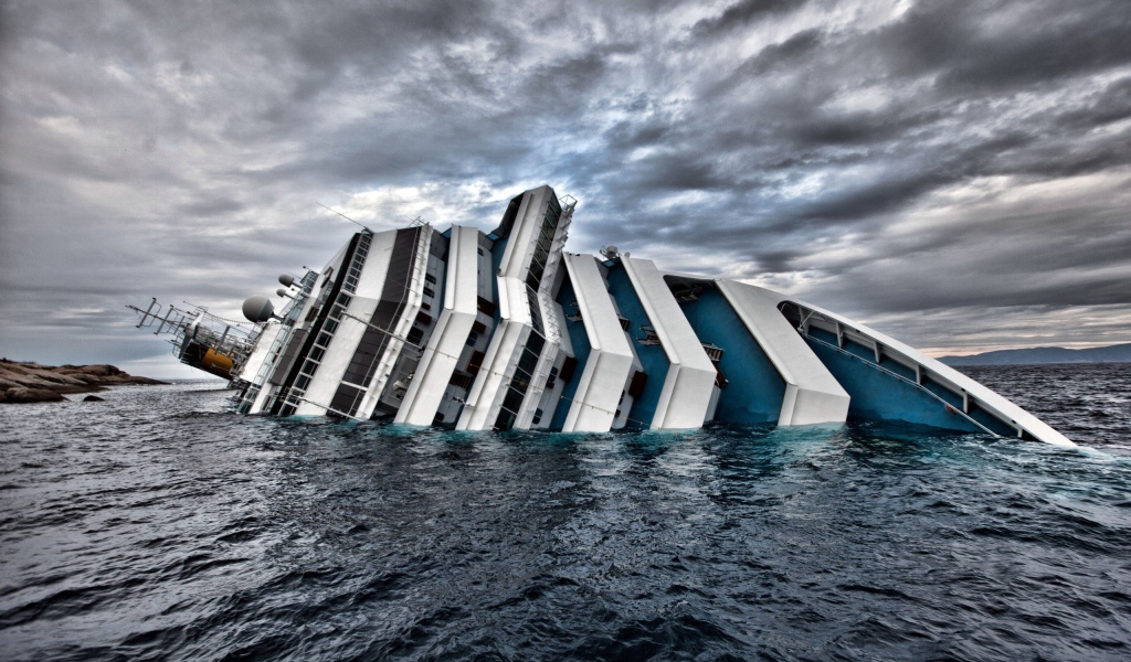 Круизный лайнер Коста Конкордия