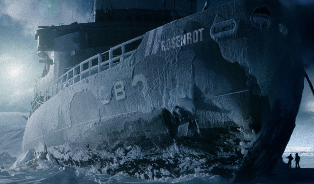 Закованный во льды корабль