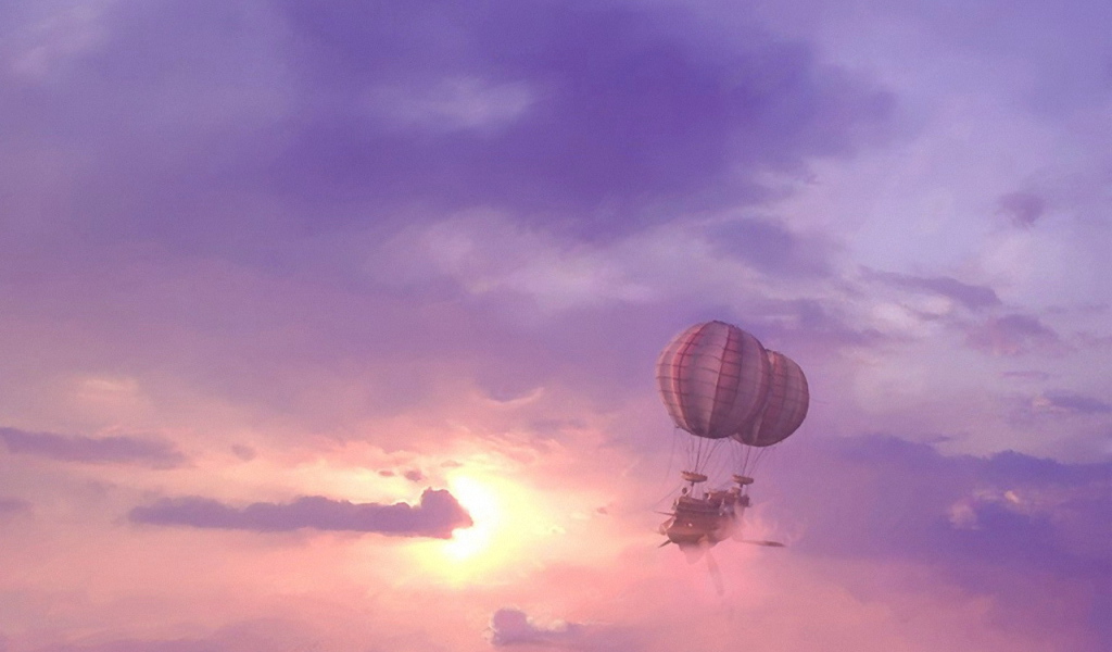 Корабль на воздушных шарах