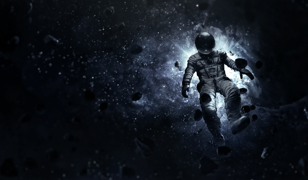 Космонавт потерялся в космосе