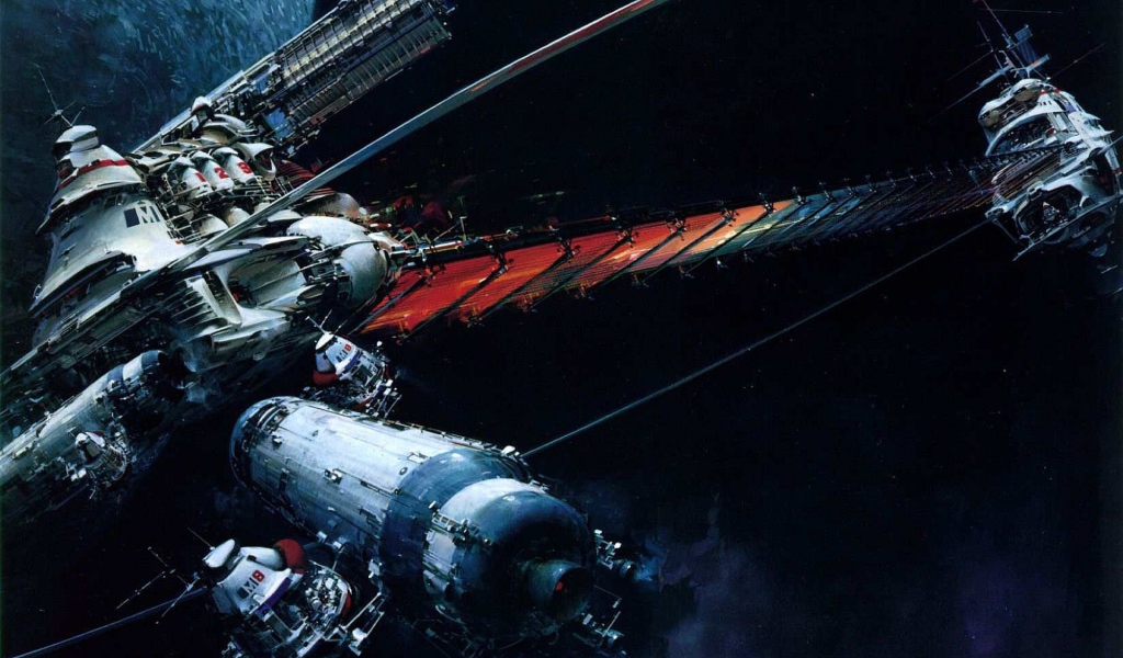 Мост между космическими станциями на орбите