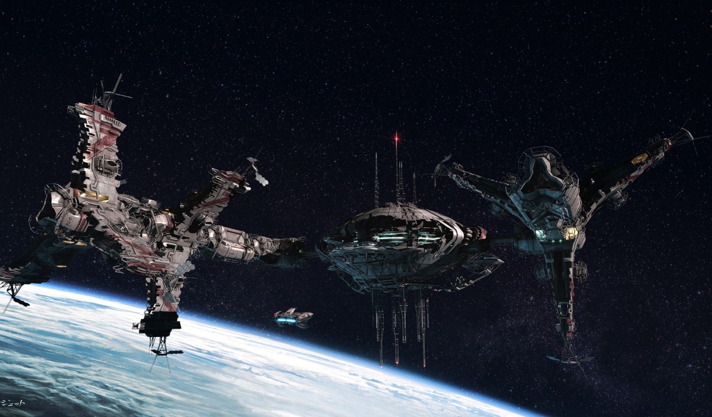 Строительство околоземной космической станции